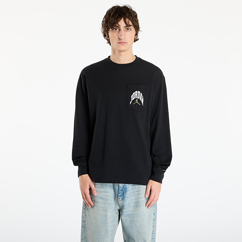 Jordan Brooklyn Men's Realtree Long-Sleeve Pocket Crew Neck Black/ Sail