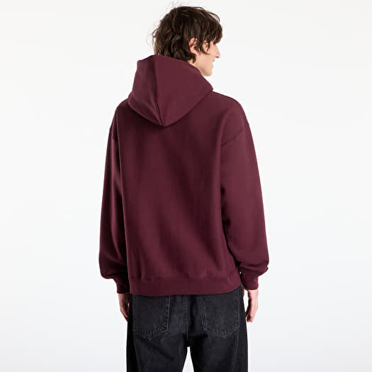 nike men's pullover hoodie burgundy