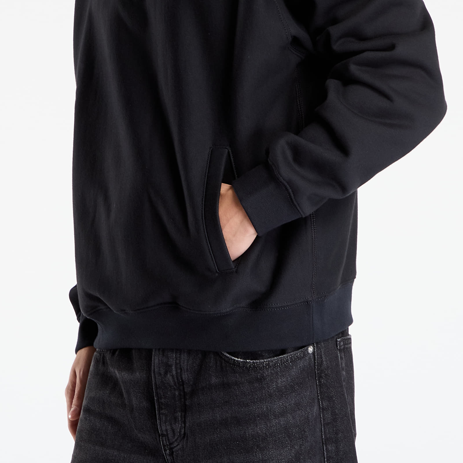 Hoodies and sweatshirts Nike Solo Swoosh Men's Fleece Quarter-Zip Top Black/ White