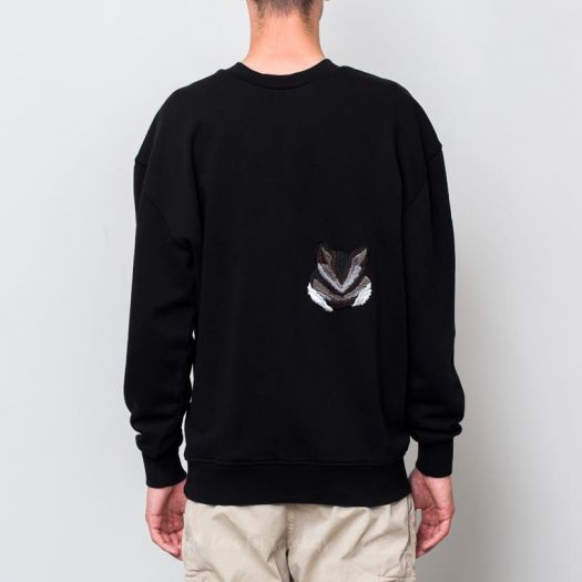Maison Kitsuné Double Fox Sweatshirt Black | Footshop