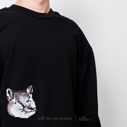 Maison Kitsuné Double Fox Sweatshirt Black | Footshop