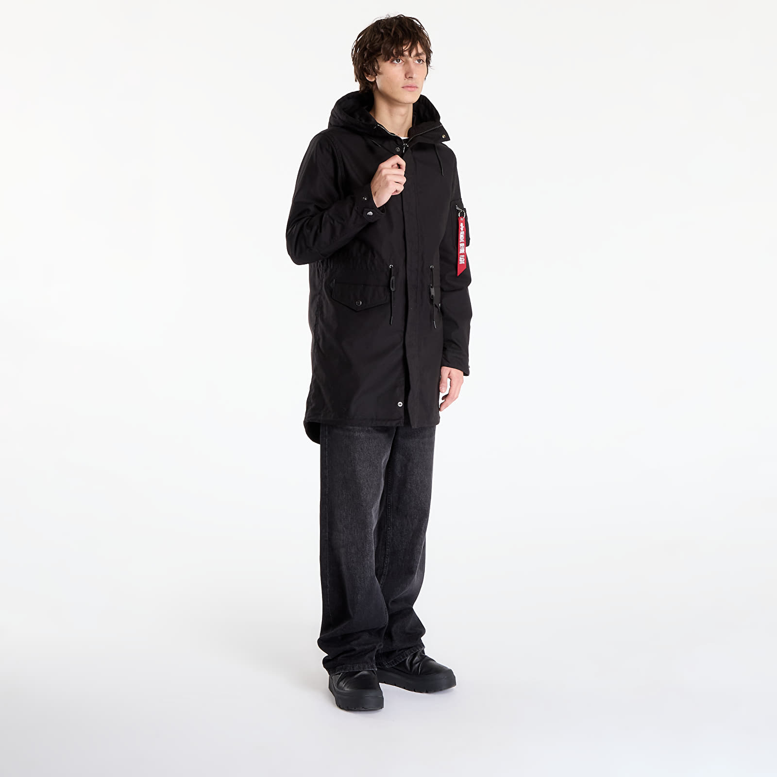 Joped Alpha Industries Studio M-51 Fishtail Backprint (2in1) Black