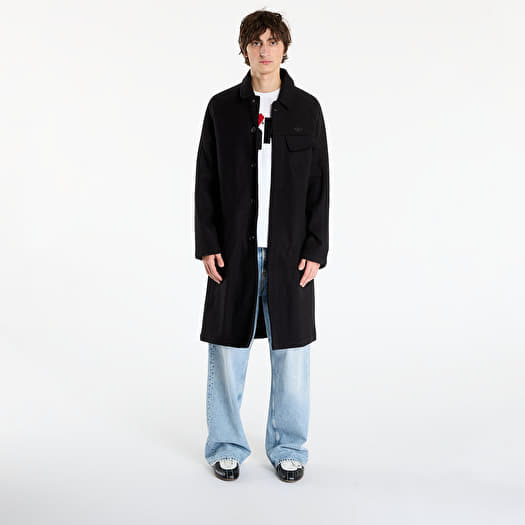 adidas Premium Essentials Wool Overcoat Black | Footshop
