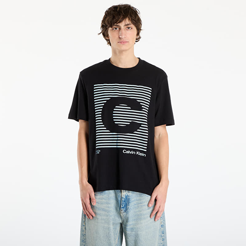 T-shirt Calvin Klein Jeans Ss 20S Io Ck Speaker Graphic Tee Black