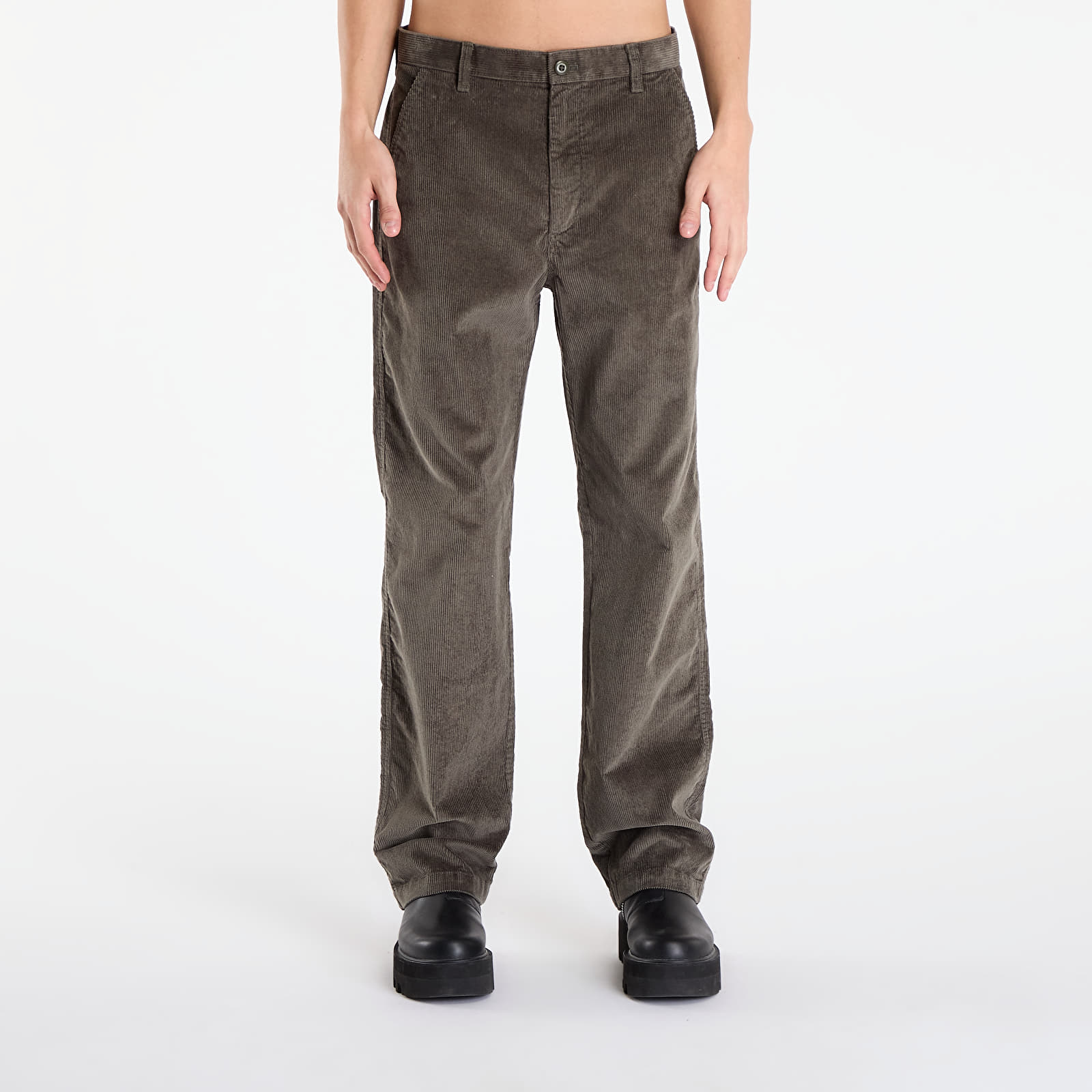 Spodnie Calvin Klein Jeans 90S Straight Corduroy Pants Grey