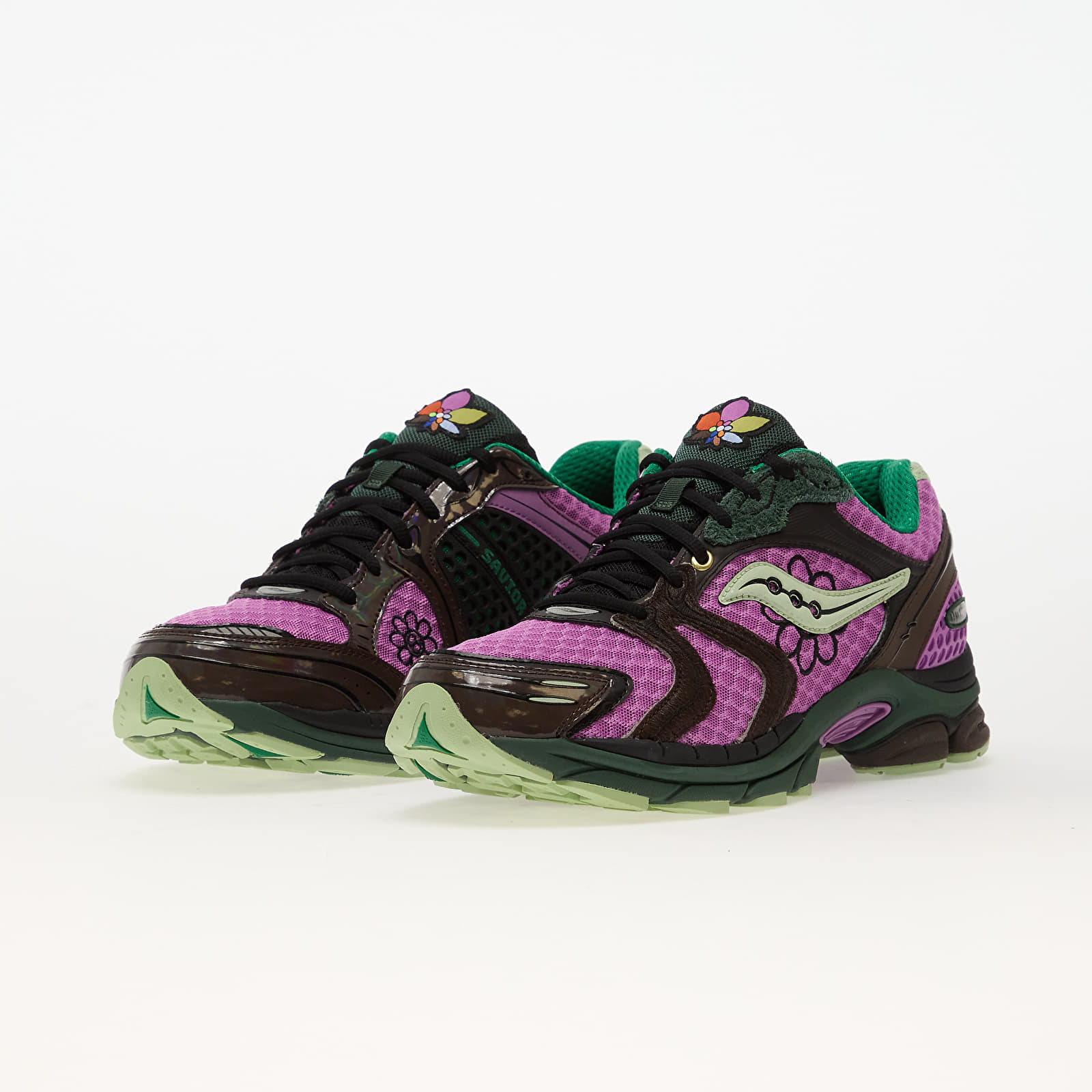 Miesten kengät Saucony x Jae Tips Progrid Triumph 4 Violet/ Earth