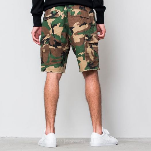 ショートパンツ HUECLOSET  WOOD CAMO SHORT PANTS Shorts HUF Standard Issue Cargo Short Woodland Camo | Footshop