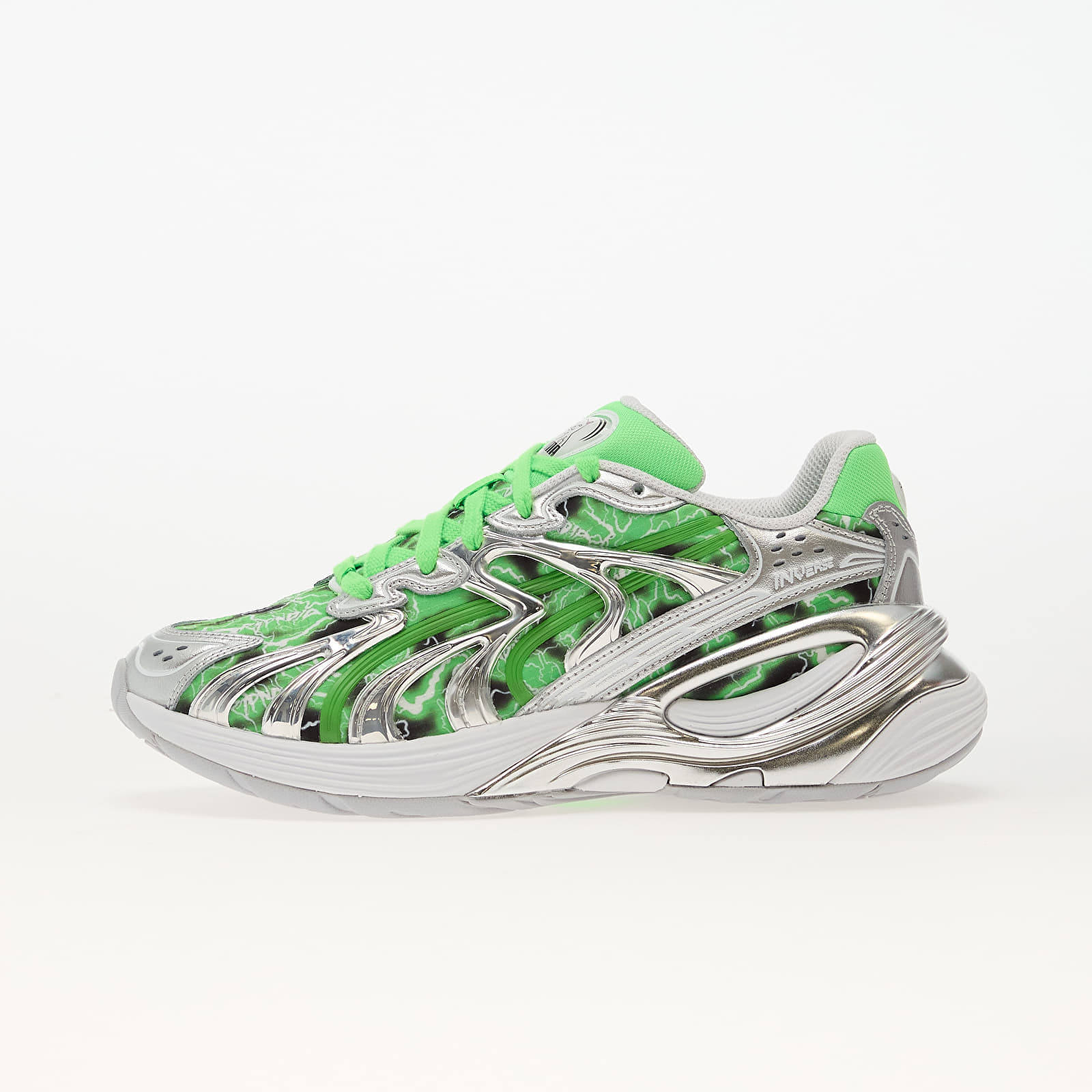 Levně Tenisky Puma x RIPNDIP Inverse Puma Silver-Fluro Green Pes