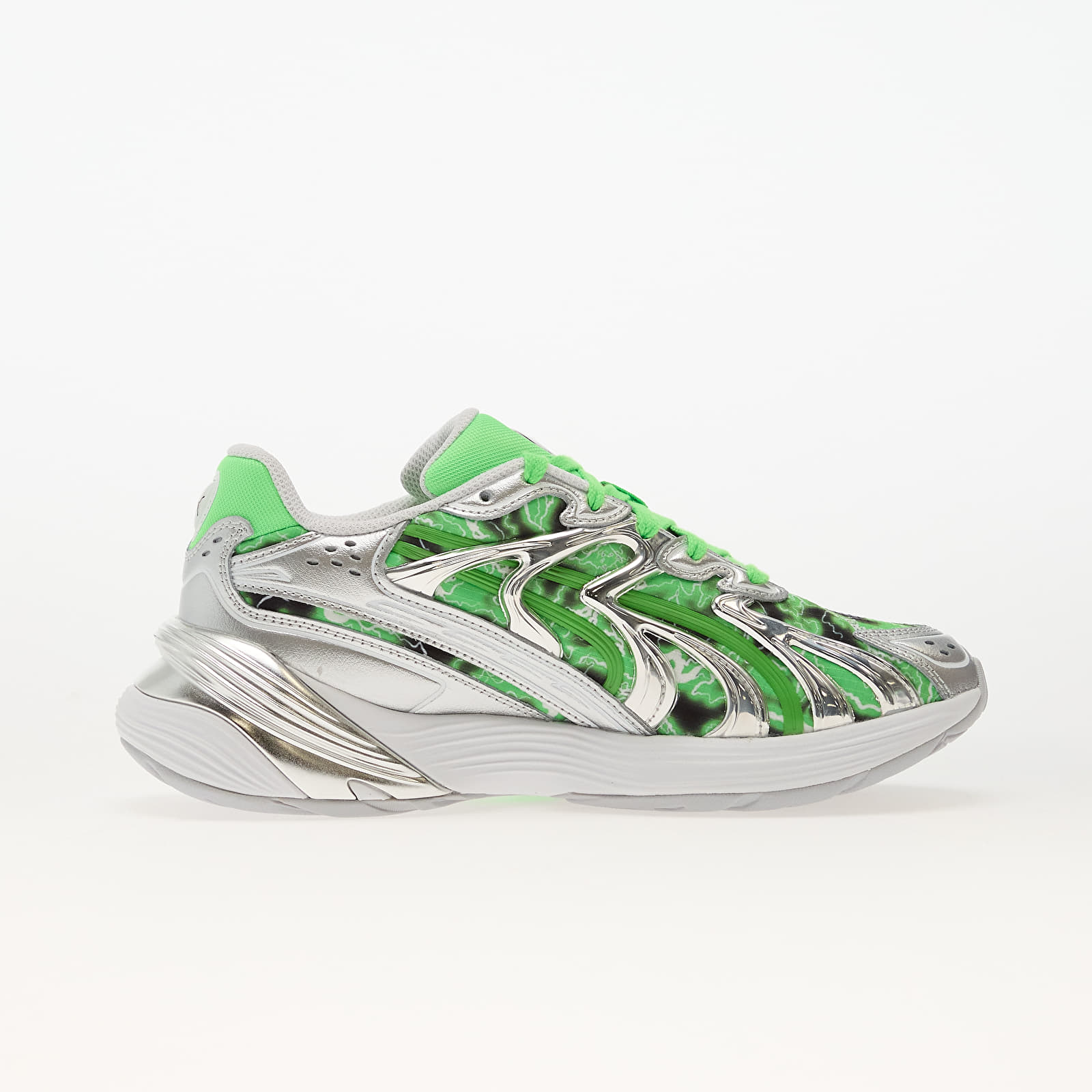Meeste kingad Puma x RIPNDIP Inverse Puma Silver-Fluro Green Pes