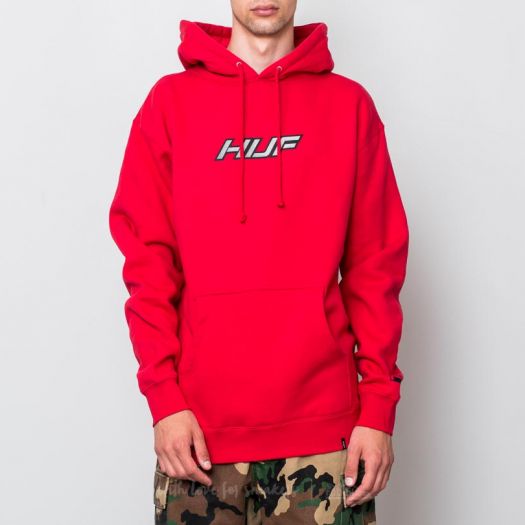 Huf hoodie red shop