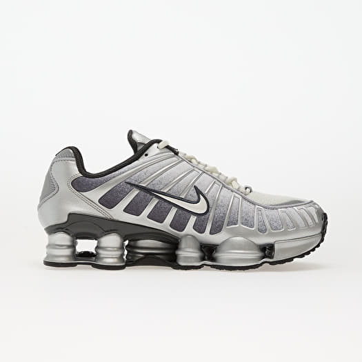 Men's shoes Nike Shox TL Print Metallic Silver/ Summit White-Wolf