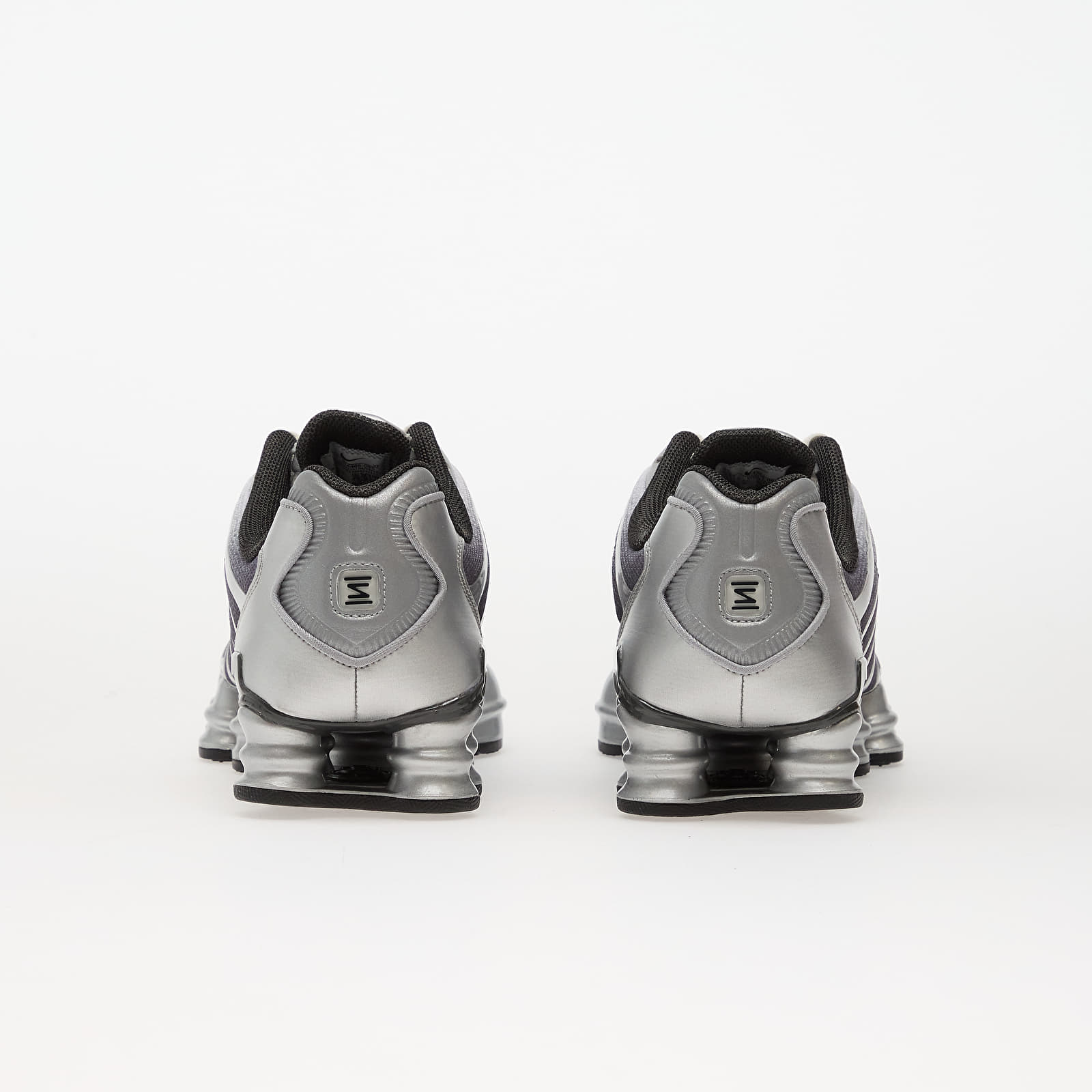 Herren Sneaker und Schuhe Nike Shox Tl Print Metallic Silver/ Summit White-Wolf Grey