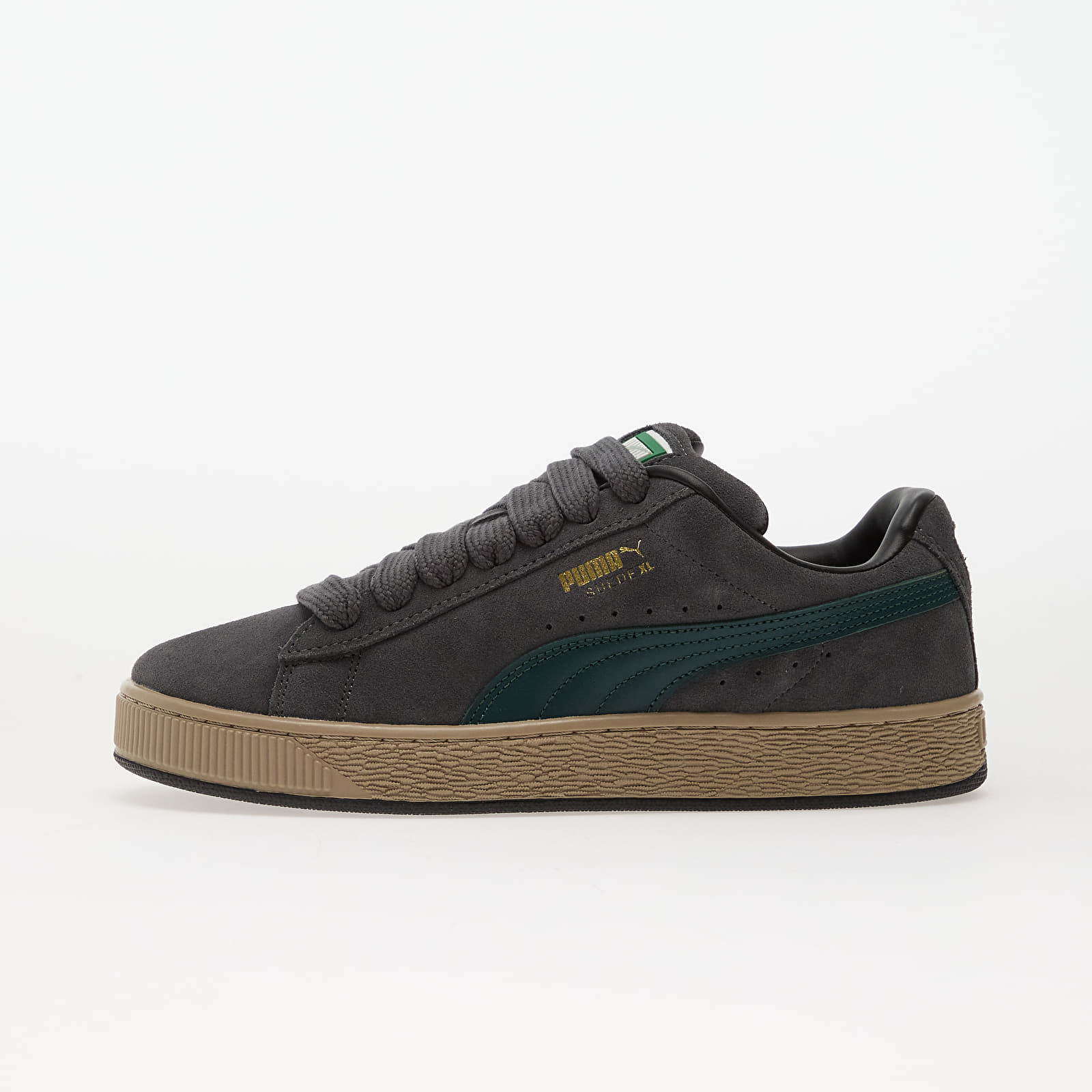 Scarpe uomo Puma Suede XL Dusky Gray-Ice Coffee