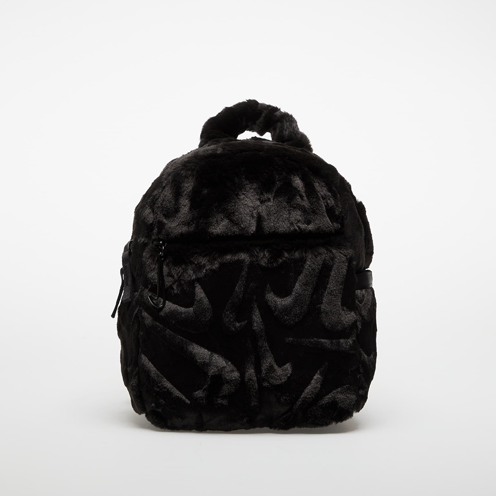 Men's backpacks Nike Sportswear Futura Faux Fur Mini Backpack (6L) Black/ Black/ Black