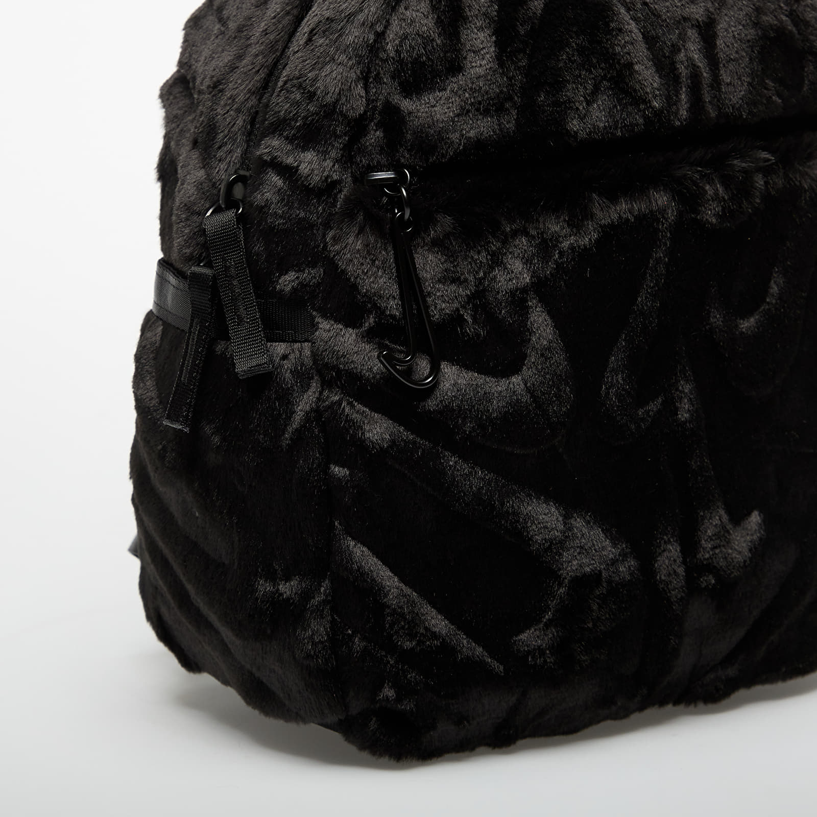 Men's backpacks Nike Sportswear Futura Faux Fur Mini Backpack (6L) Black/ Black/ Black