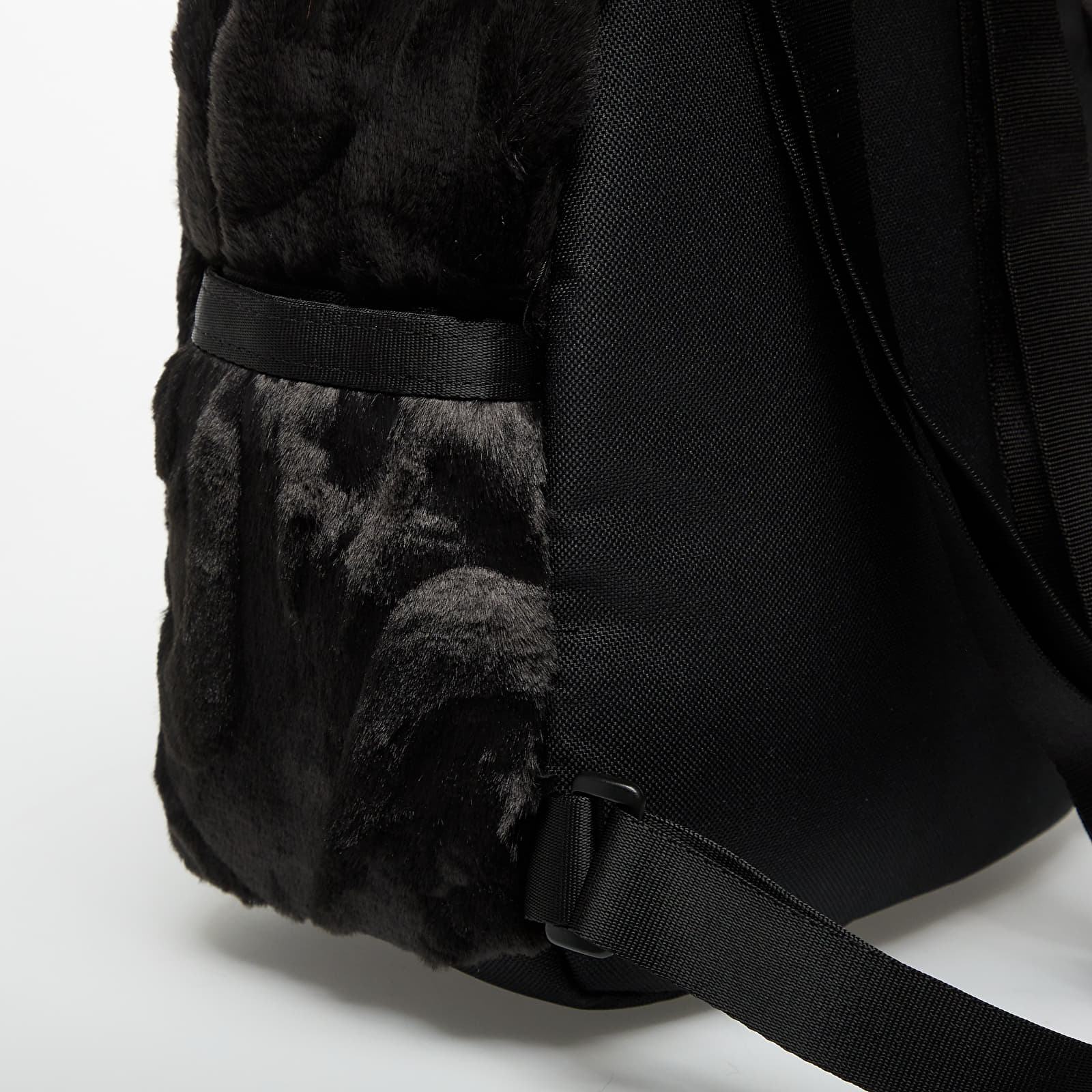 Men's backpacks Nike Sportswear Futura Faux Fur Mini Backpack (6L) Black/ Black/ Black