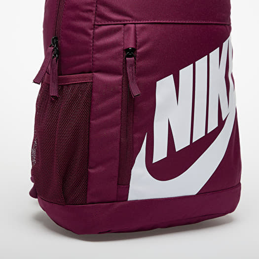 Nike Elemental Big Kids' Backpack (20L) Bordeaux/ Orange/ White | Footshop