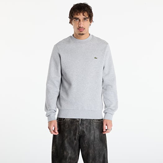 LACOSTE Men's Sweatshirt Silver Chine