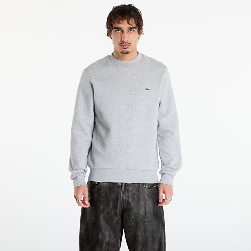 Sweatshirt LACOSTE Men's Sweatshirt Silver Chine