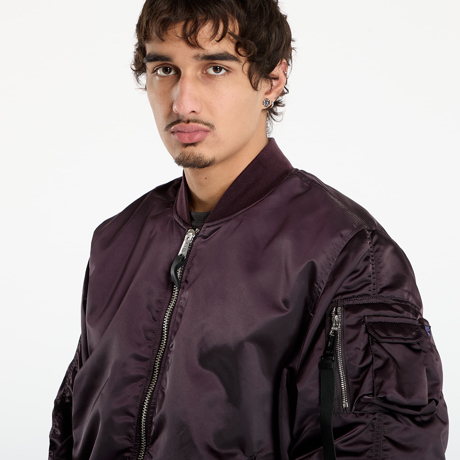 Jackets Alpha Industries MA-1 UV Plum