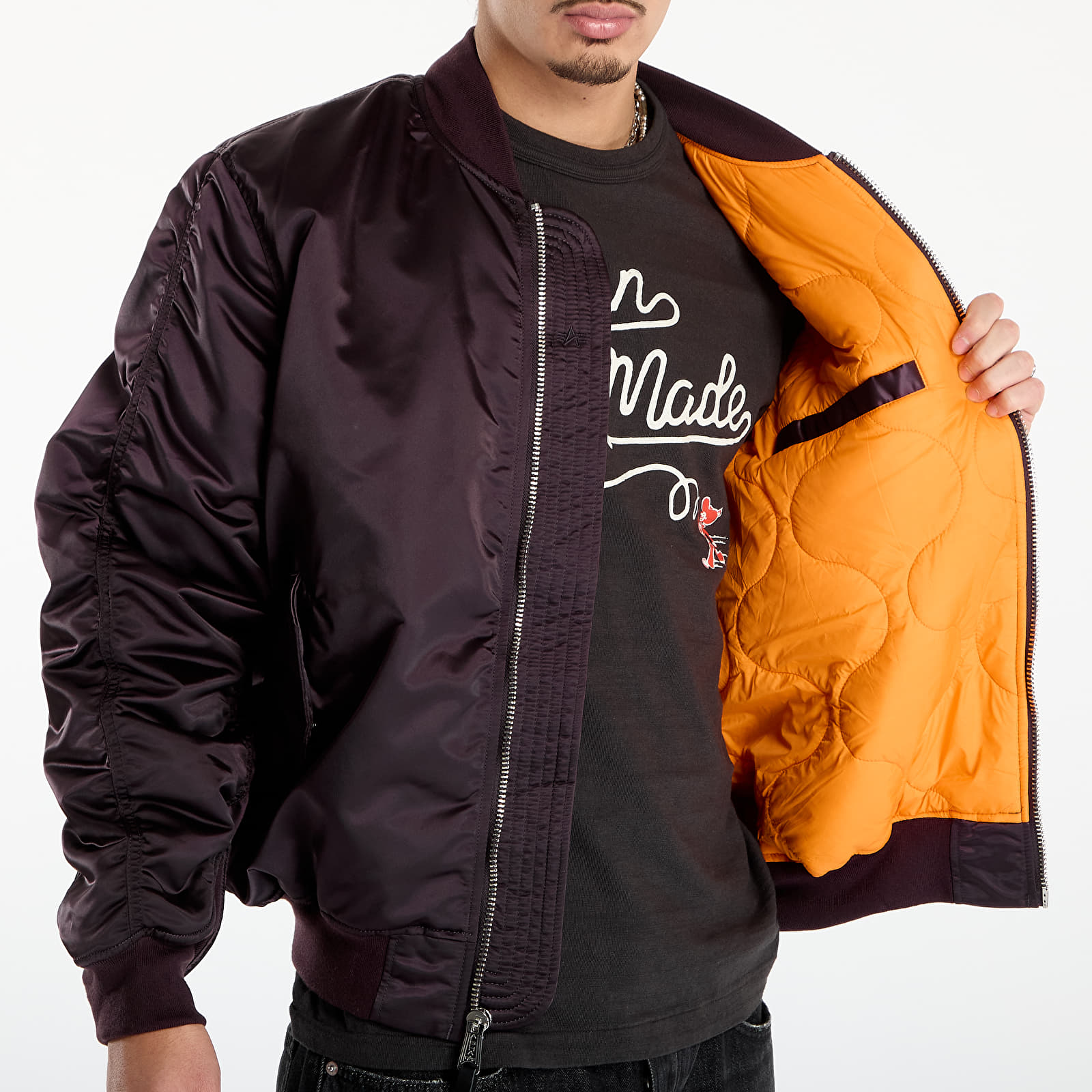 Jackets Alpha Industries MA-1 UV Plum