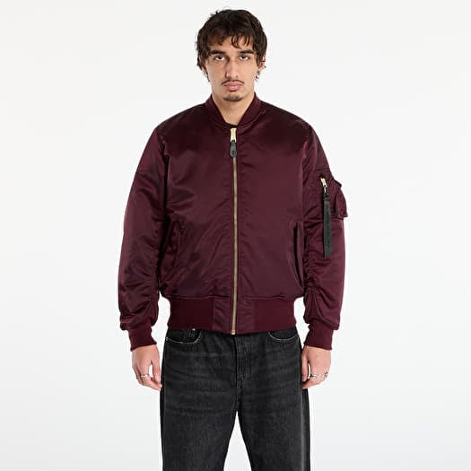 Alpha Industries MA-1 Base Flight Jacket Dark Cherry
