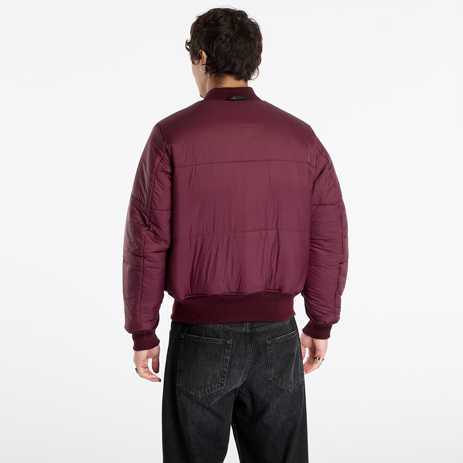 Jakas Alpha Industries MA-1 Base Flight Jacket Dark Cherry