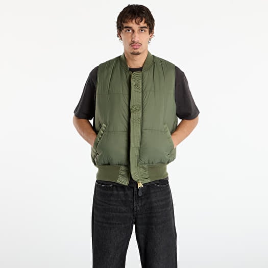 Vesten Alpha Industries MA-1 Base Vest Sage/ Green | Footshop