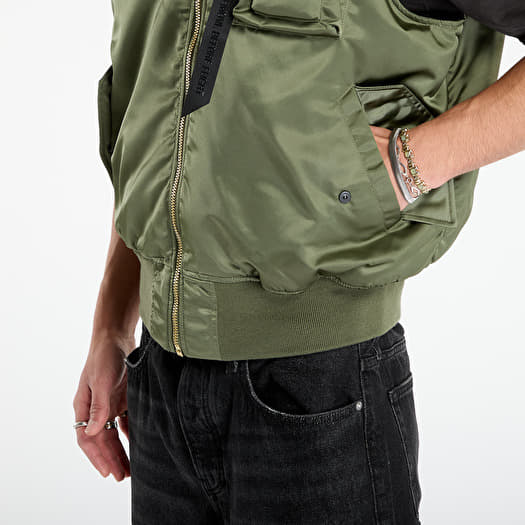 Alpha Industries MA-1 Base Vest Sage/ Green | Footshop