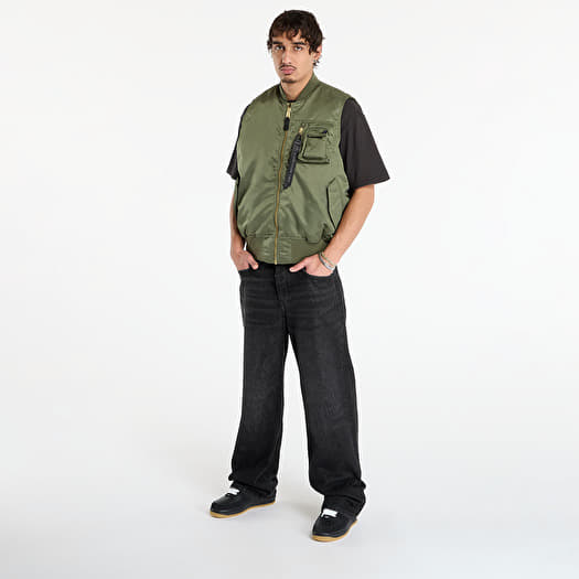 Alpha Industries MA-1 Base Vest Sage/ Green | Footshop