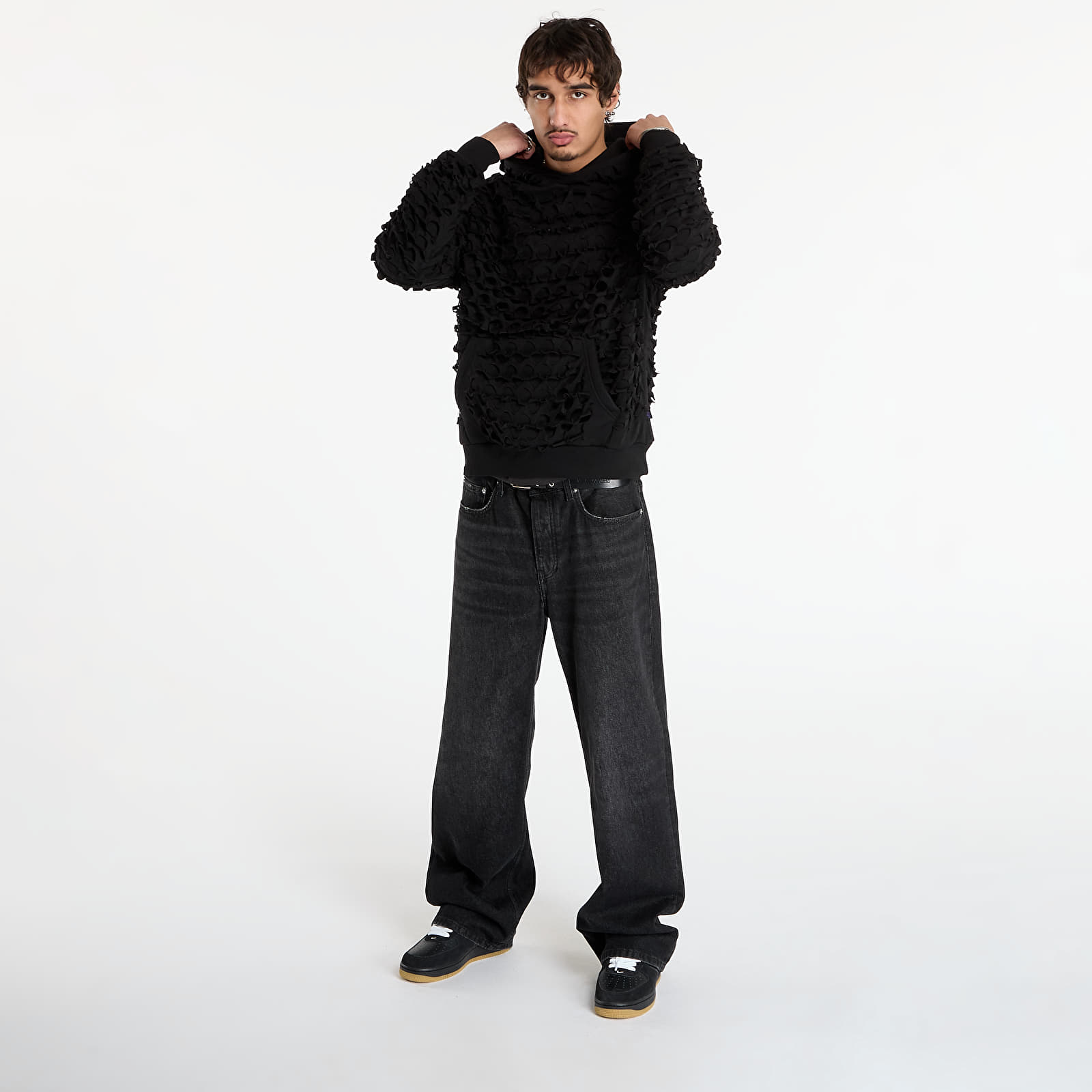 Mikiny Alpha Industries ULCANS Hoodie Black