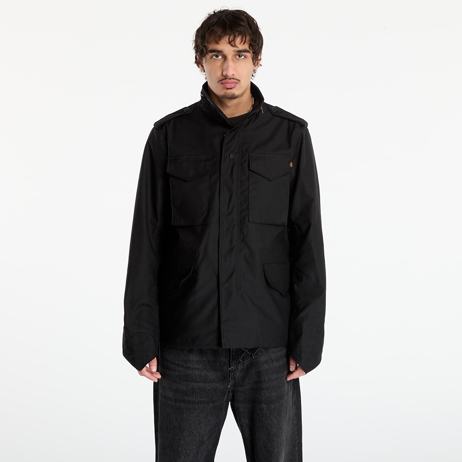 Vestes  Alpha Industries Studio M-65 Black