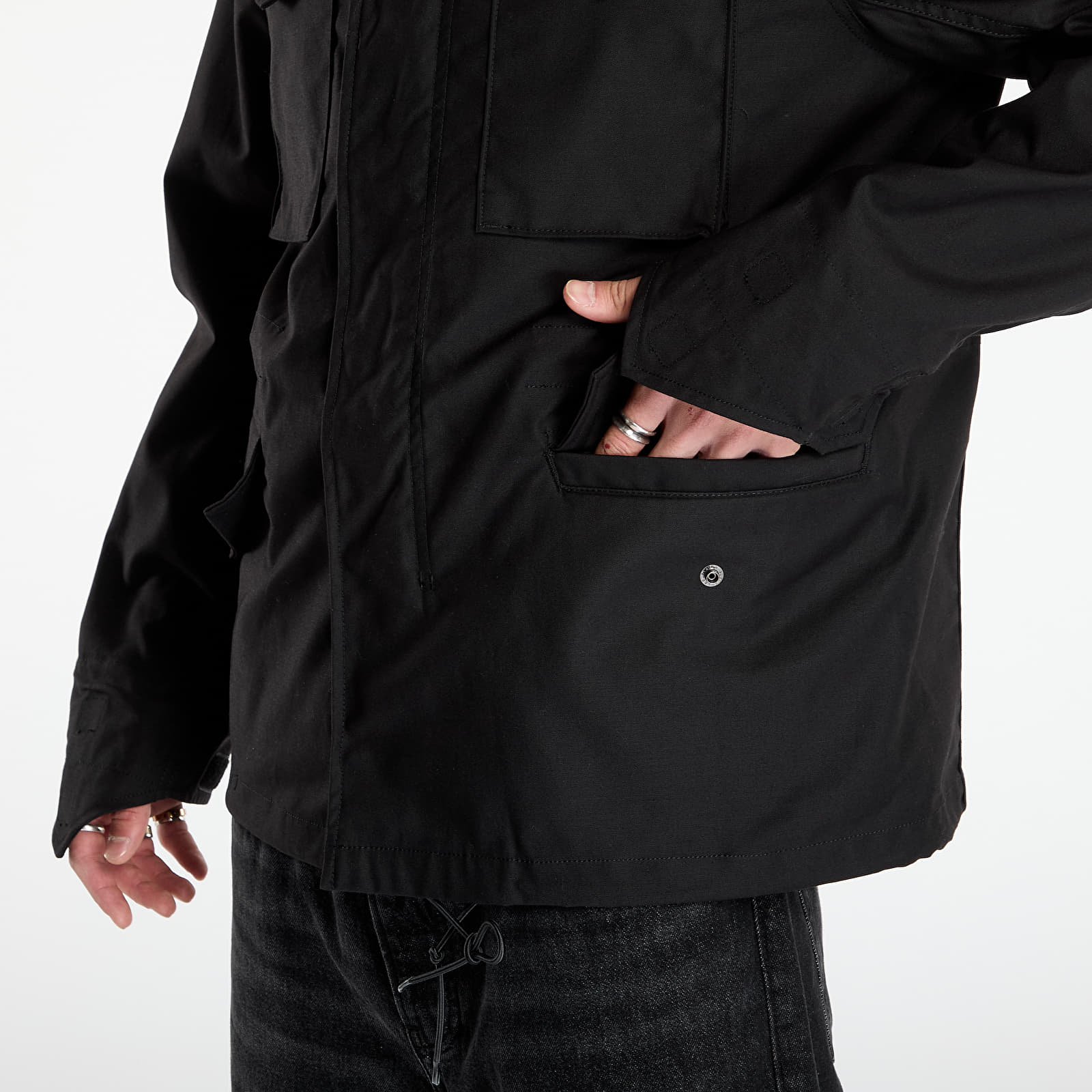 Vestes  Alpha Industries Studio M-65 Black