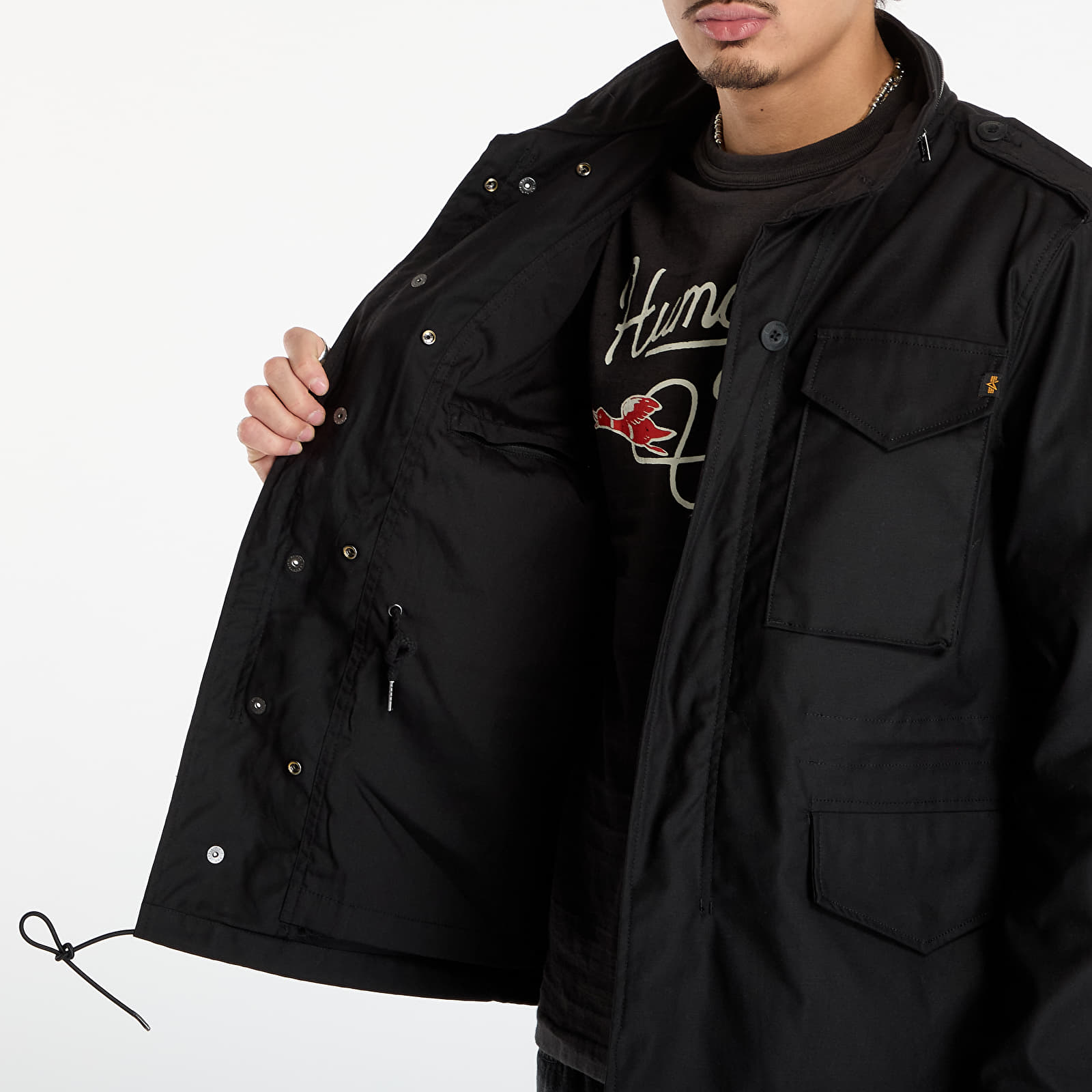 Vestes  Alpha Industries Studio M-65 Black