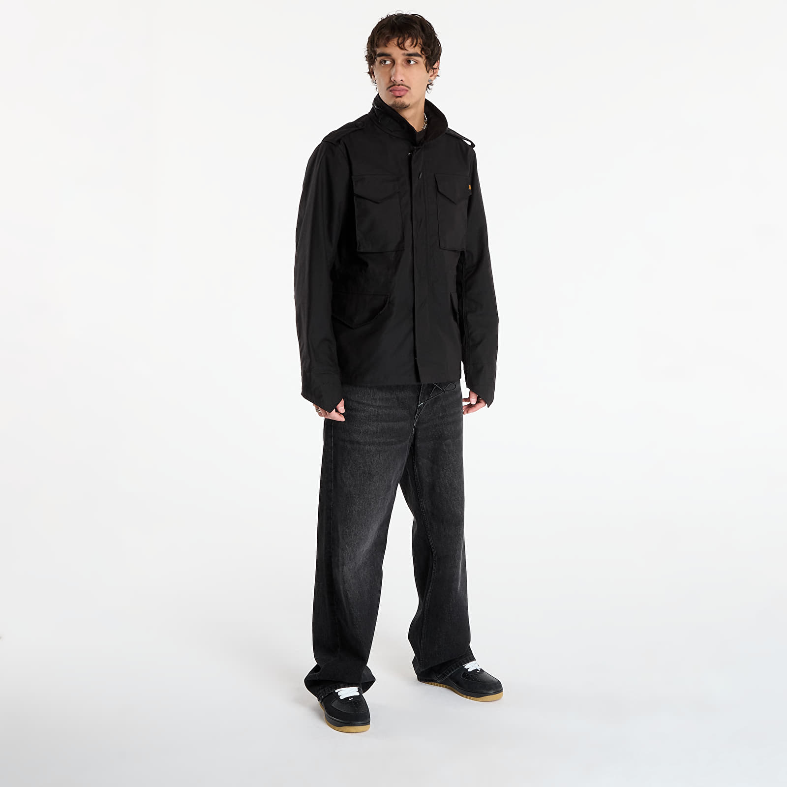 Vestes  Alpha Industries Studio M-65 Black
