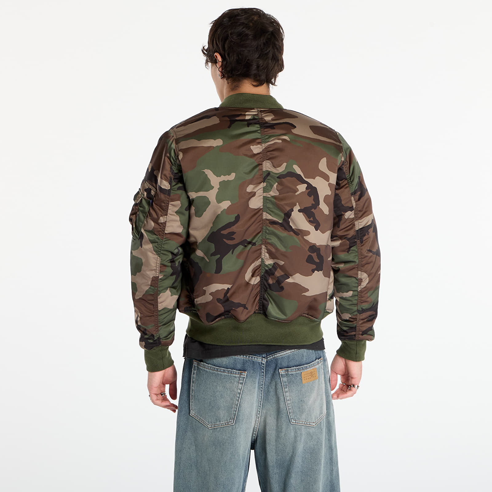 Herrenjacken Alpha Industries MA-1 Base Flight Jacket Camo Wdl Camo 65