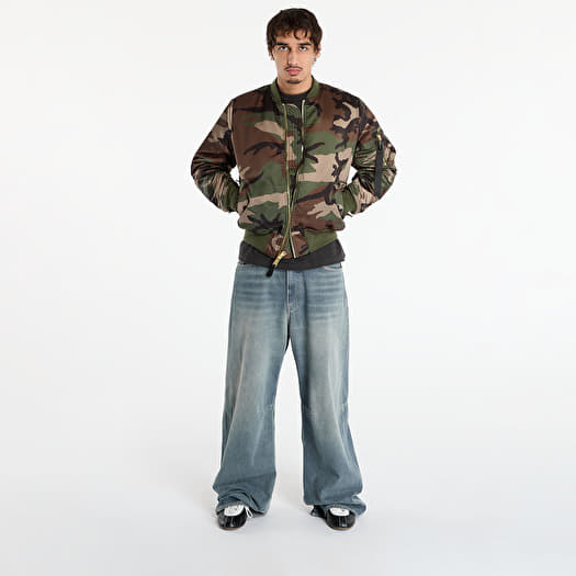 Men's jackets Alpha Industries MA-1 Base Flight Jacket Camo Wdl