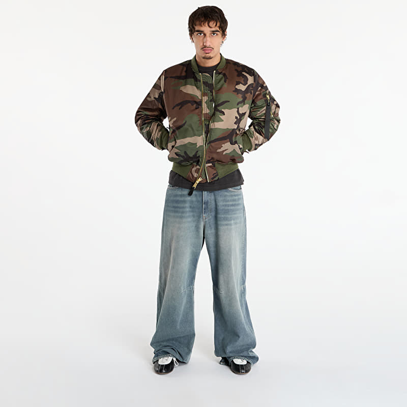 Men's jackets Alpha Industries MA-1 Base Flight Jacket Camo Wdl