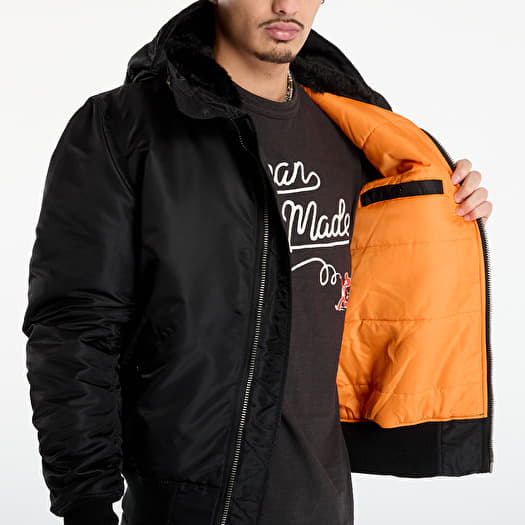 FCRB ALPHA HOODED MA-1 BLACK S サイズ PULL-OVER HOODED MA-1 | Alpha Industries（アルファ
