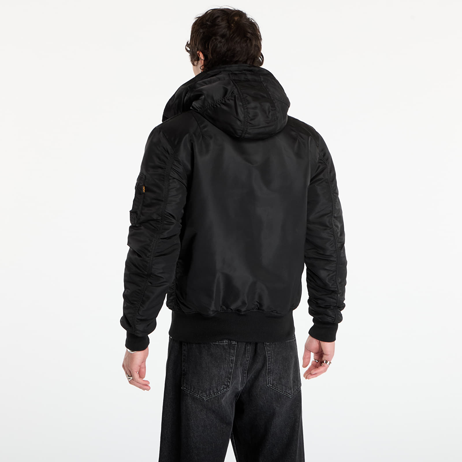Men's jackets Alpha Industries MA-1 Hooded Black
