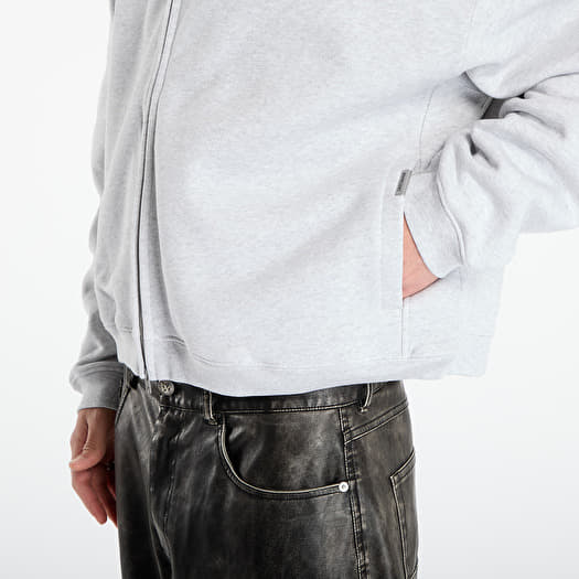 REPRESENT Initial Boxy Zip Hoodie UNISEX Ice Grey Marl | Footshop