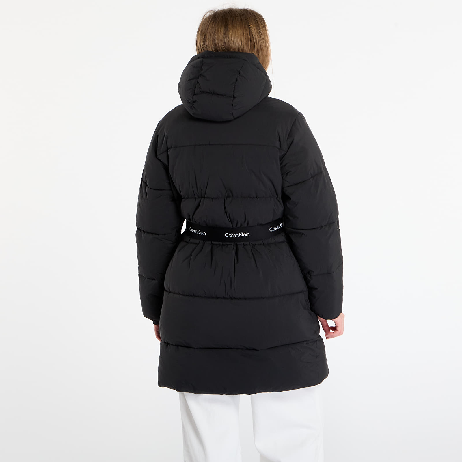 Abrigos Calvin Klein Jeans Belted Midweight Coat Black