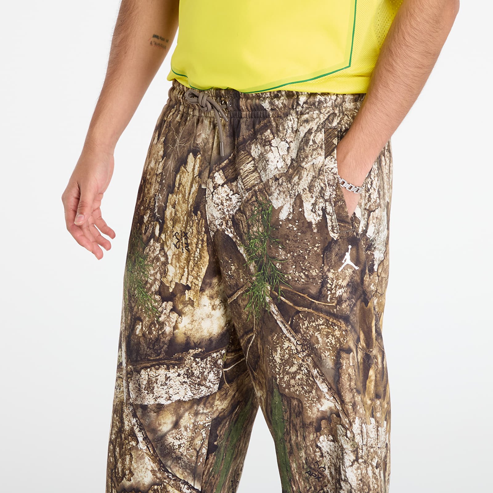 Jogger-housut Jordan Brooklyn Men's Fleece Realtree Pants Medium Olive/ Sail