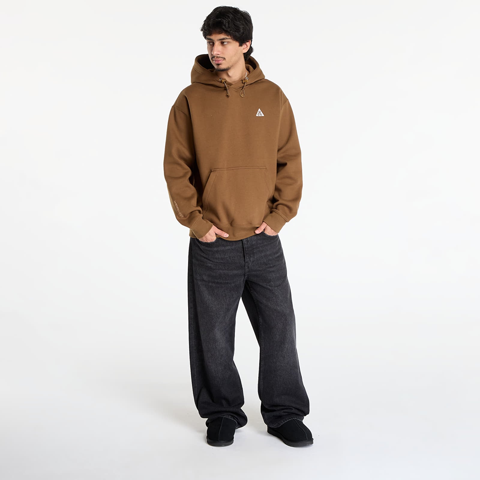 Φούτερ Nike ACG "Tuff Fleece" Pullover Hoodie Mosswood Brown/ Lt Khaki/ Summit White