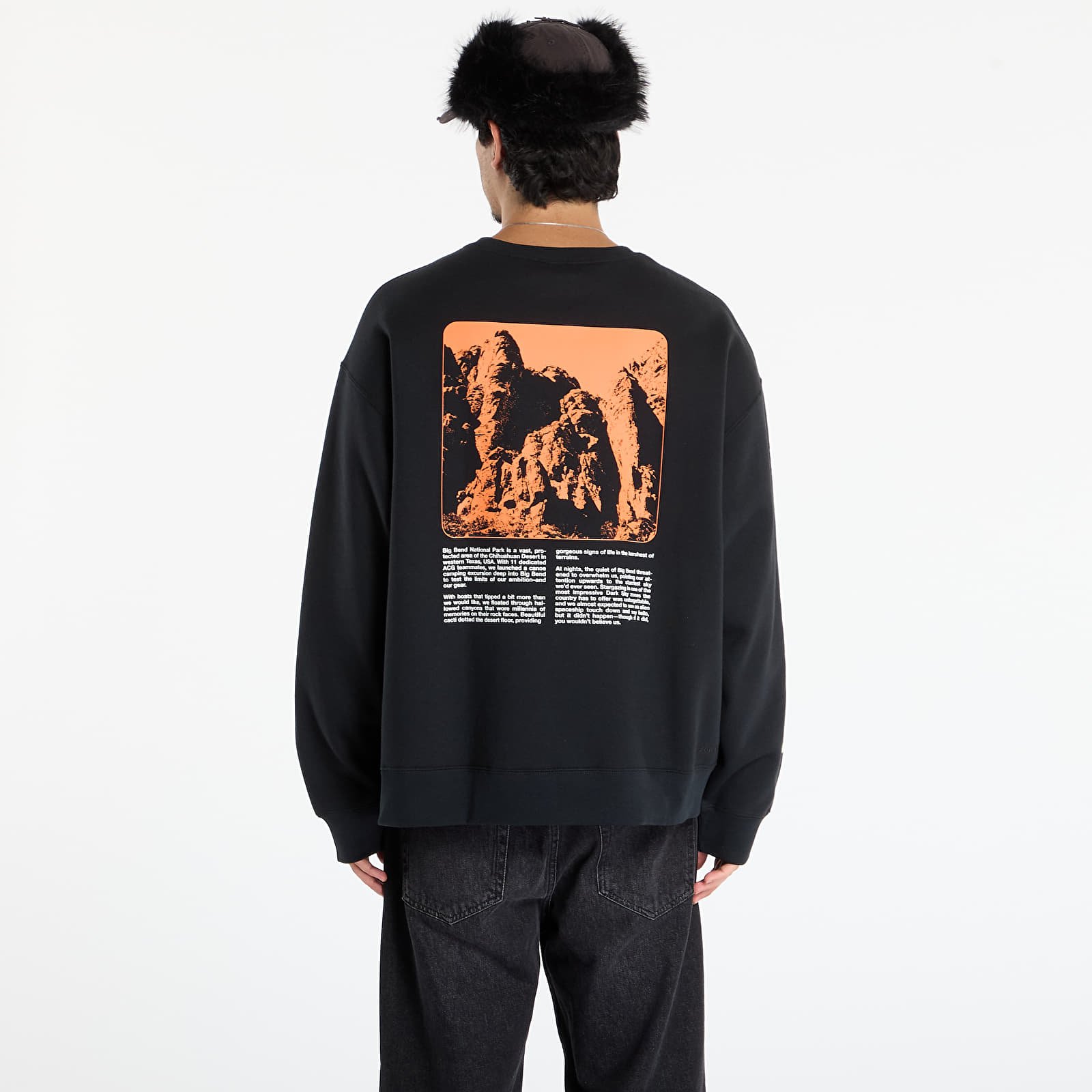 Hoodies and sweatshirts Nike ACG "Tuff Fleece" Crew-Neck Black