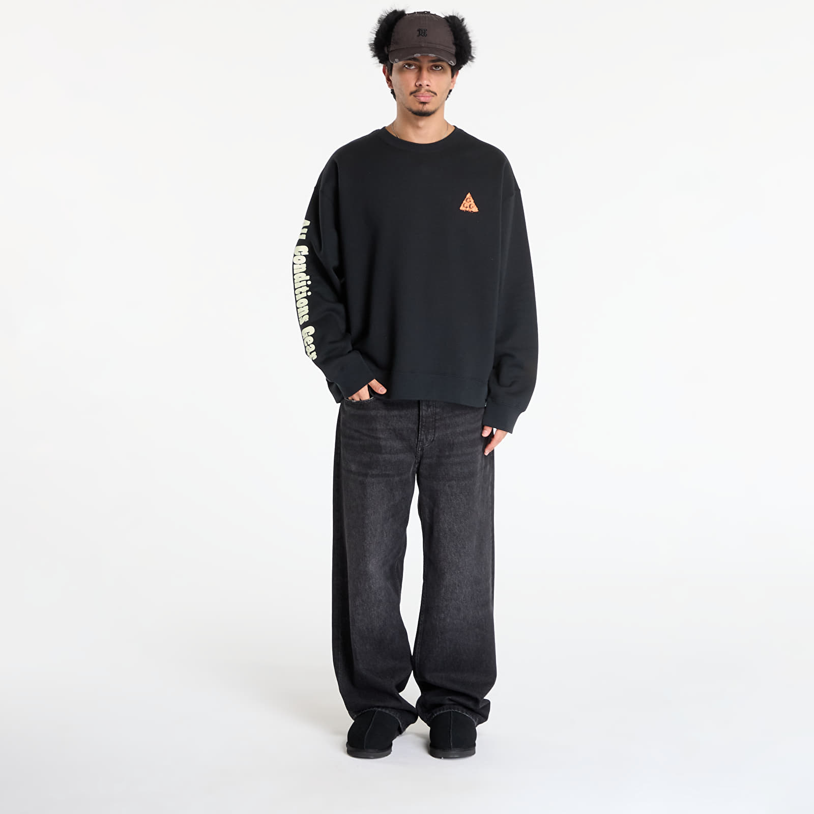 Hoodies and sweatshirts Nike ACG "Tuff Fleece" Crew-Neck Black