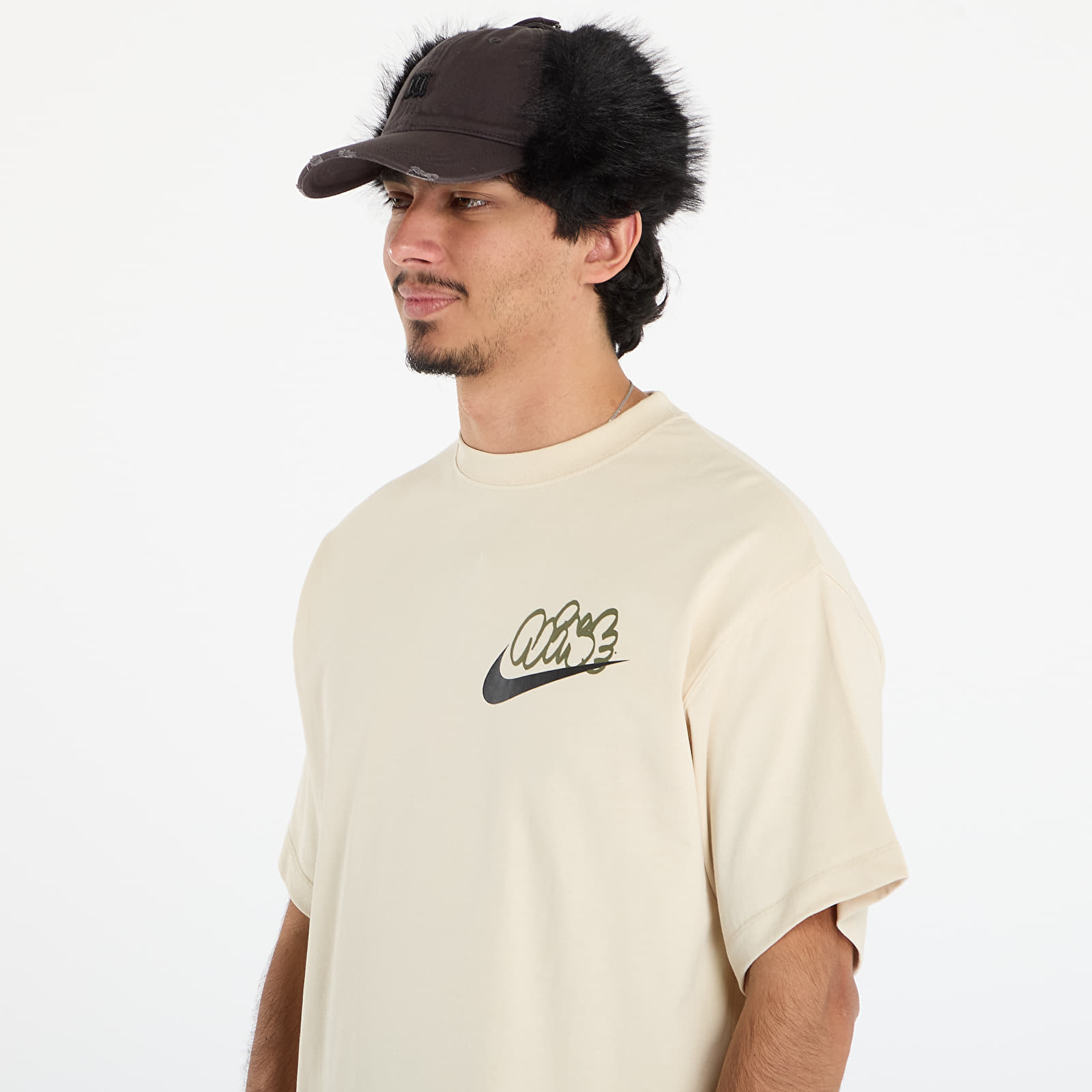 Majice T-shirt Nike Solo Swoosh Men's T-Shirt Lt Khaki