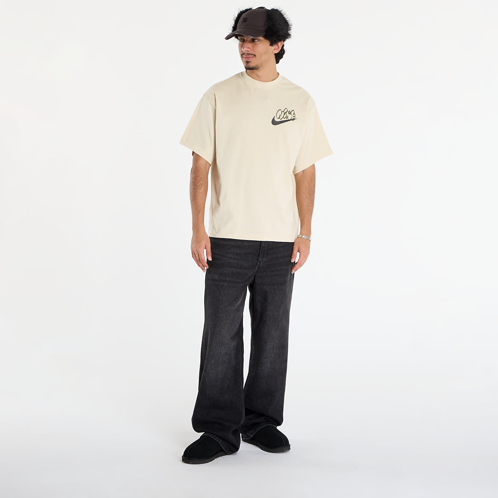 Majice T-shirt Nike Solo Swoosh Men's T-Shirt Lt Khaki