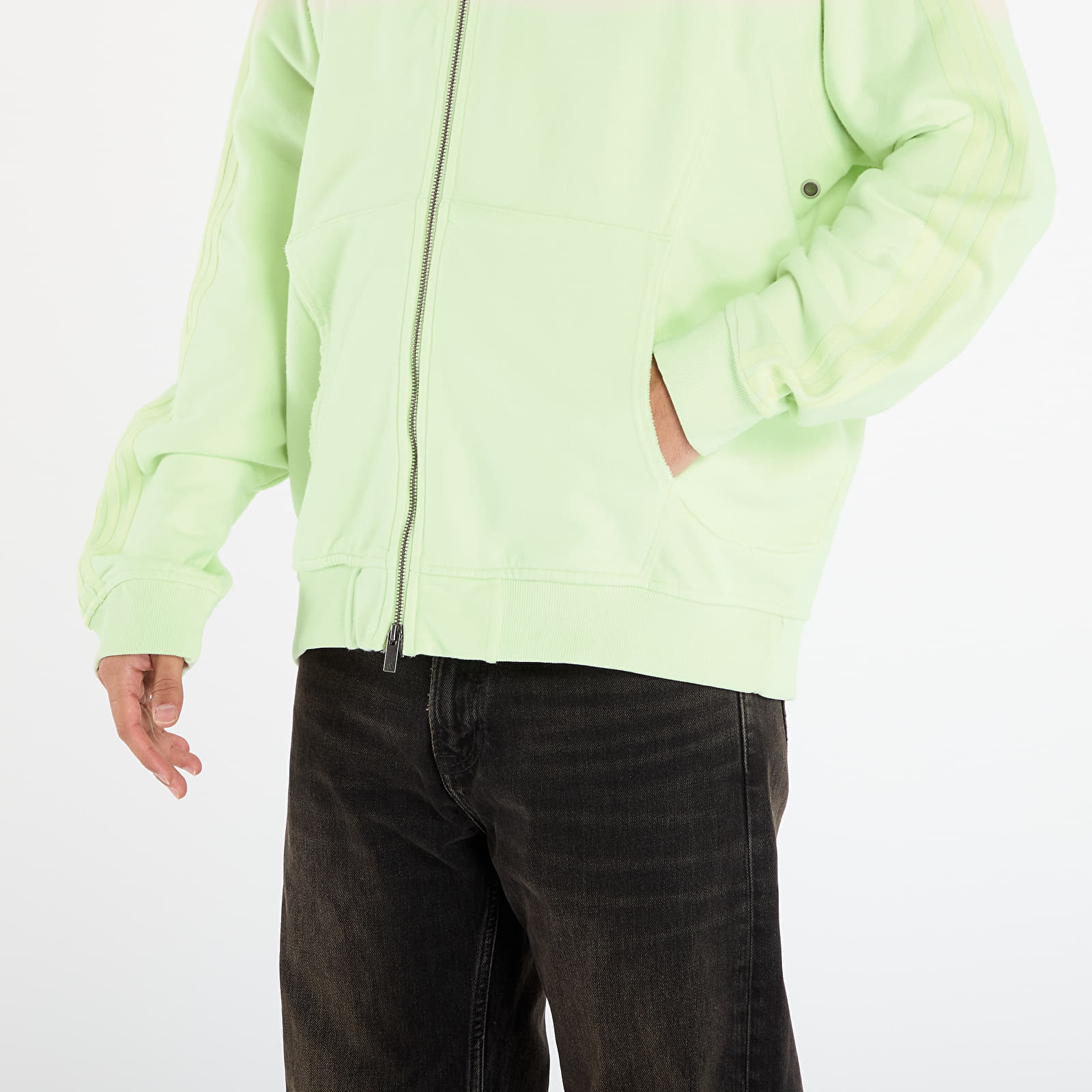 Mikiny adidas Adilenium Season 4 Teamgeist Full-Zip Hoodie Almost Lime