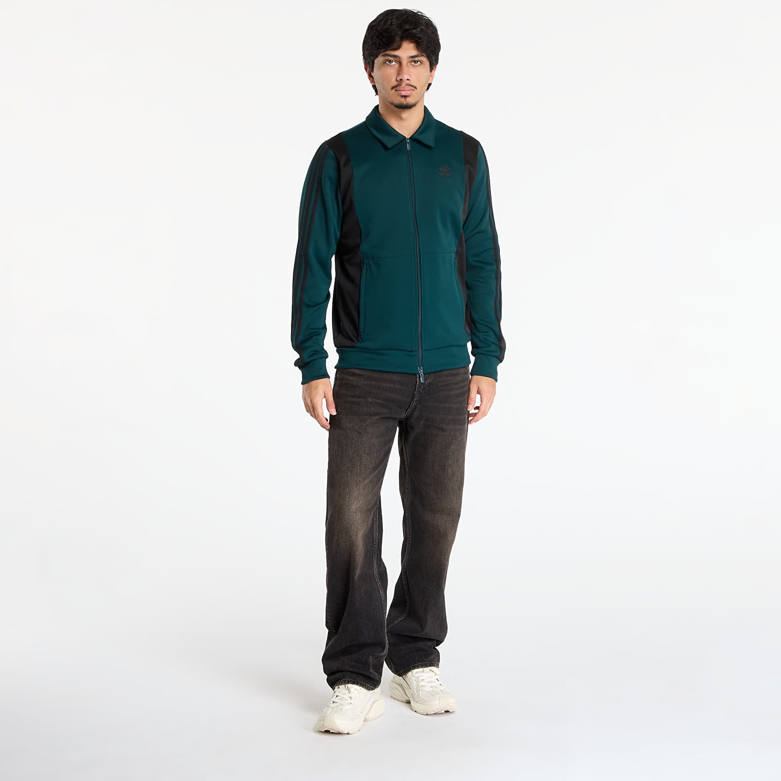 Kavajer för män adidas Adicolor Panel Track Top Aurora Ivy